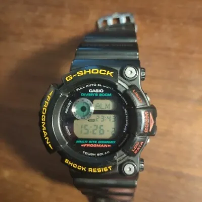 Used G-Shock Shock Casio Wristwatch Gw-200Z Final Frogman Tough Solar • $760