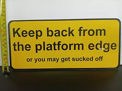 Railway Platform Sign Board • £17.99