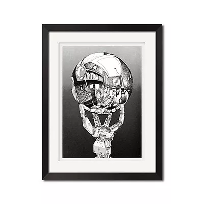 M.C. ESCHER X OTOMO KATSUHIRO Reflecting Sphere 15.5x22 Poster Print 0180 • $59.99