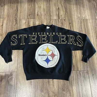 Vintage 1993 Cliff Engle Pittsburgh Steelers Sweatshirt OSFA Men’s Large  • $80