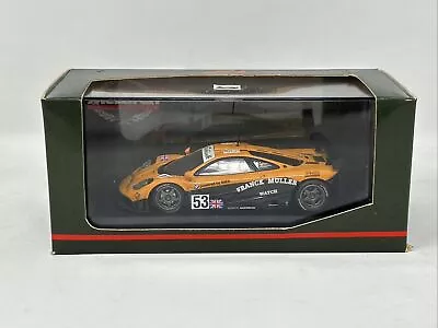 1:43 MINICHAMPS McLaren F1 GTR #53 Franck Muller 1/43 Le Mans 1996 Orange Black • $35