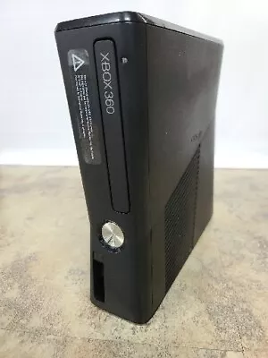 Console Only Black Microsoft Xbox 360 Slim S Tested No Hard Drive Model 1439  • $50