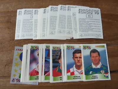 Panini Europa 96 Football Stickers - Black Backs - Europe 96 - VGC Pick Stickers • £1.29