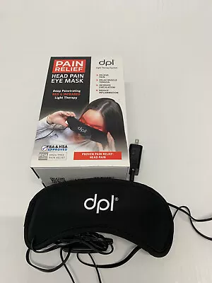 DPL Pain Relief Head Pain Eye Mask Light Therapy FREE SHIPPING • $21.75