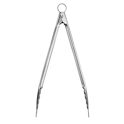 Cuisipro 9.5 Inch Stainless Steel Locking Tongs • $11.95