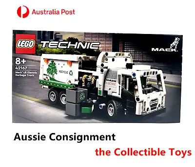 LEGO Technic - Mack LR Electric Garbage Truck 42167 Brand New Sealed 503pcs • $59.99