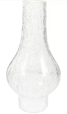 Glass Chimney Shade 10  Vintage Kerosene Hurricane Oil Lamp Shade Lantern Globe • $17.98