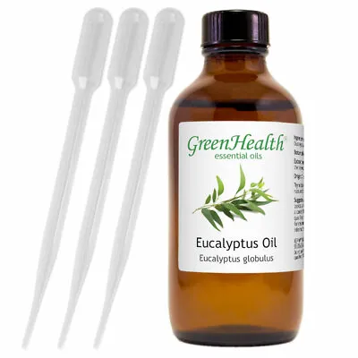 4 Fl Oz Eucalyptus Globulus Essential Oil Pure All Natural With 3 Free Droppers • $10.99