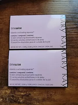 MARY KAY TIMEWISE VITAMIN C ACTIVATING SQUARES~2 Packs(24 Squares Total) • $15