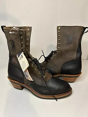 Chippewa Crazy Horse Midwestern Packer Osborn Bay Logger Boots Sz 13D Steel Toe • $189