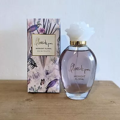 M&S FLORENTYNA MIDNIGHT FLORAL 100ml Marks & Spencer Perfume Rose Shaped Lid • £35