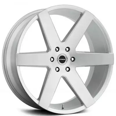 (4) 22  Strada Wheels Coda Silver Brushed Rims(B42) • $1369