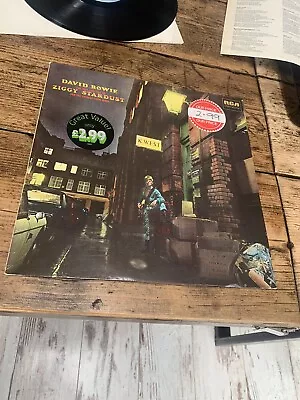 DAVID BOWIE Ziggy Stardust EX Vinyl LP& Inner RCA Int’l 1980 REPlays Perfect 70s • £19.99