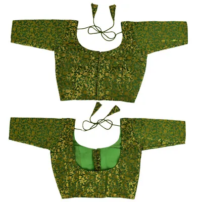 $17.51 • Buy Women's Blouse Bollywood Stylish Lehenga Choli Readymade Brocade Silk Crop Top