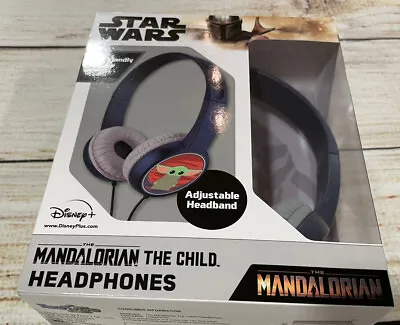 NIB Disney STAR WARS Mandalorian The Child BABY YODA Kid Safe MULTI HEADPHONES • $14.29