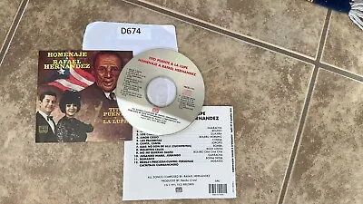 Tito Puente Y La Lupe HOMENAJE A RAFAEL HERNANDEZ CD  No Case No Tracking #D674 • $64.79