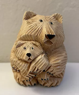 £19.07 • Buy Artesania Rinconada Bear W/Cub Figurine 2 1/2” Art Pottery Animal Vintage Signed