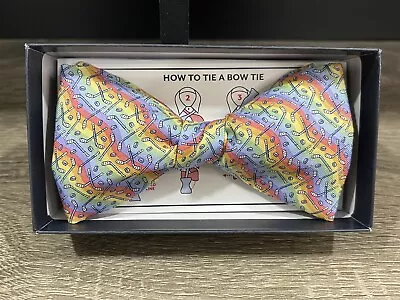 Vineyard Vines Hockey Rainbow Pride NHL Bow Tie Hockey Is For Everyone $58 • $12