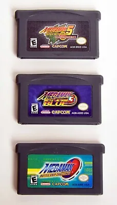 Mega Man Battle Network 3 & 5 + Battle Chip Challenge Nintendo Game Boy Advance • $59.99