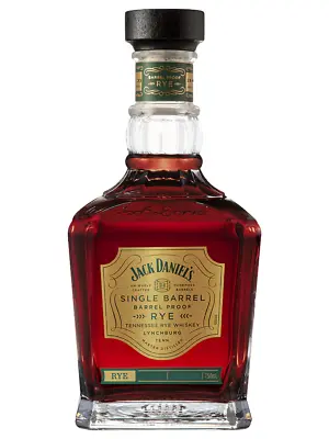 Jack Daniels Single Barrel Barrel Proof Rye 66.20% Tennessee Whiskey 750mL • $316.99
