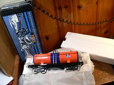 MTH Lionel Lines 11-30131 Standard Tinplate 215 Orange Tank Car Dap NEW • $199.95