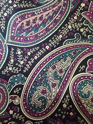 Vintage Oscar De La Renta Paisley Tie 57x4  Silk USA • $9.99