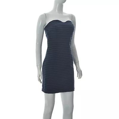 MET In Jeans Women's Mini Bodycon Dress Strapless Tube Sweetheart Neckline Top • $32.24
