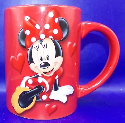 Minnie Mouse  It's All About Me  Red Mug Coffee Disney Jerry Leigh 16 Oz MINT • $16.99