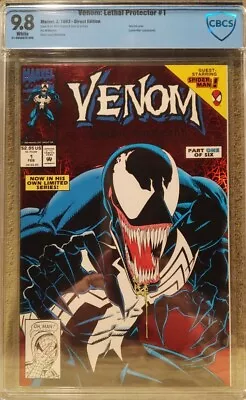 VENOM LETHAL PROTECTOR #1-6 CBCS 9.8 Wp Beautiful Set Free Shipping • $1200