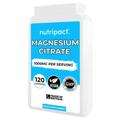 £12.99 • Buy Magnesium Citrate Capsules - 1000mg Per Serving - Tiredness Fatigue PMS Sleep 