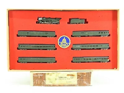 N Scale Con-Cor Rivarossi B&O Capitol Limited 4-6-2 Steam + 6 Passenger Car Set • $549.95