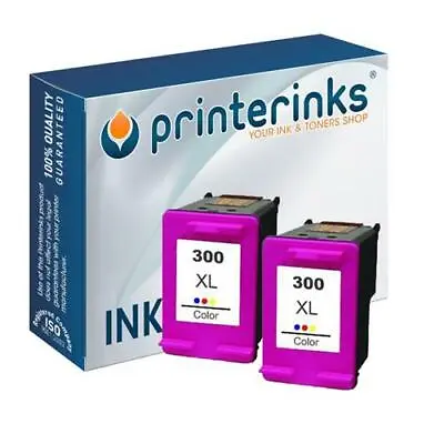 £21.99 • Buy 300XL Colour CC644EE Remanufactured Ink For HP Photosmart C4680 C4795 -Twin Pack