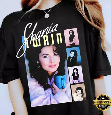 Rare Vintage 90S Shania Twain T-Shirt Country Music Gift For Fan S-5Xl • $16.45