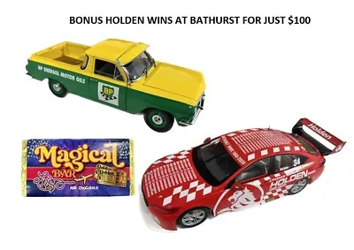 Holden Eh Ute Bp Heritage #5 + Holden Wins At Bathurst 1:18 Scale Model • $392.99