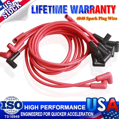 4048 Spark Plug Wire Set 8mm For Small Block Chevy 283 307 327 350 400 HEI SBC • $33.99