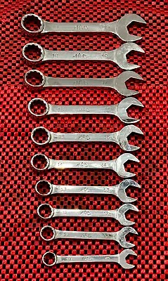 MAC Tools CS 10 Pc Set Stubby Wrench Metric-10mm To 19mm Made In USA • $174.95