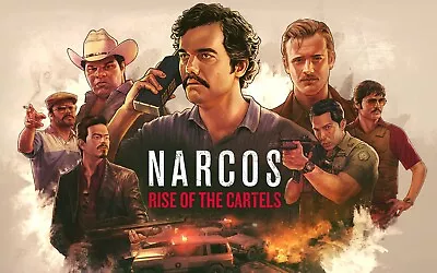 Narcos Tv Show Movie Poster Print Premium Wall Art Size A5-a1 • $20