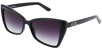 Karl Lagerfeld Women's Squared Butterfly Sunglasses W/ Gradient Lens KL6044S-001 • $59.99