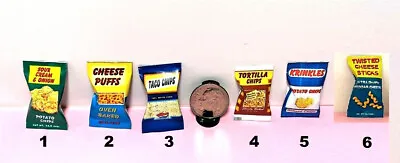 $0.99 • Buy Dollhouse Miniature Food - Chips & Snacks 1:12 Scale - SALE - I COMBINE SHIPPING