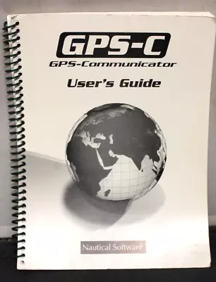 User Guide Book Only GPS-C Communicator Nautical Software • $10