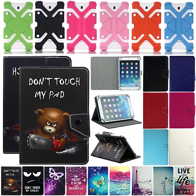 Universal Case For 7-12 Inch Tablet Folio Leather Book Style Protective Cover • $17.09