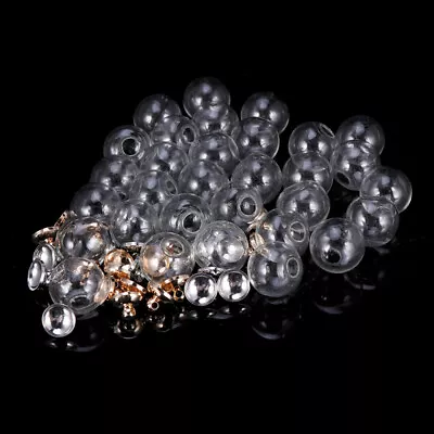  60 Pcs Clear Necklace Knitting Needle Covers Fairy Dust Cristals Crystal Ball • £9.99