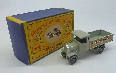 Matchbox Models Of Yesteryear Y-6a AEC Lorry Light Grey With A Type Box • $8.21