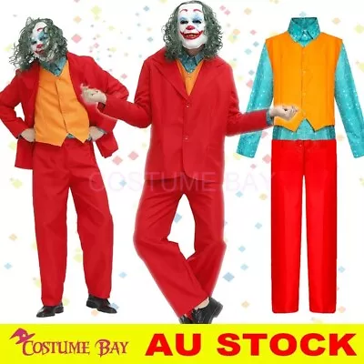 AU Adult Deluxe The Joker Joaquin Phoenix Arthur Fleck Cosplay Costume Full Suit • $29.95