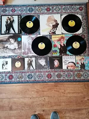 £10.50 • Buy Madonna Vinyl Joblot/Vogue 12 ,Like A Virgin Lp Etc/Rare