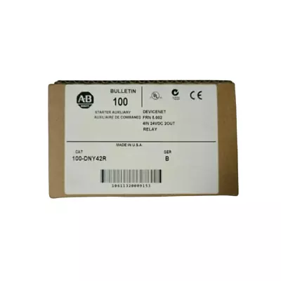 New Factory Sealed AB 100-DNY42R SER B 24VDC Combination Output Module 100DNY42R • $398