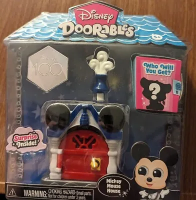 SEALED Mickey 🐭 Mouse House 100th Anniversary! Disney Doorables 2023 MIB • $11.89