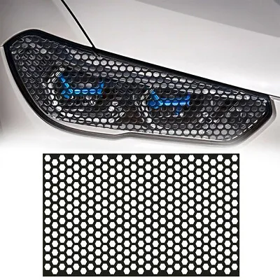 $7.50 • Buy 48x30cm Car Accessories Rear Tail Light Honeycomb Sticker Taillight Lamp Cover 
