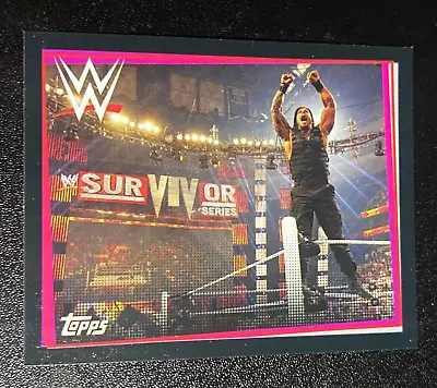 2021 Roman Reigns Survivor Series WWE Topps Road To WrestleMania Stickers Album • $2.25