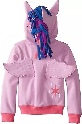 My Little Pony Big Girls Zip-up Hoodie Twilight Sparkle Large (12/14) • $34.99